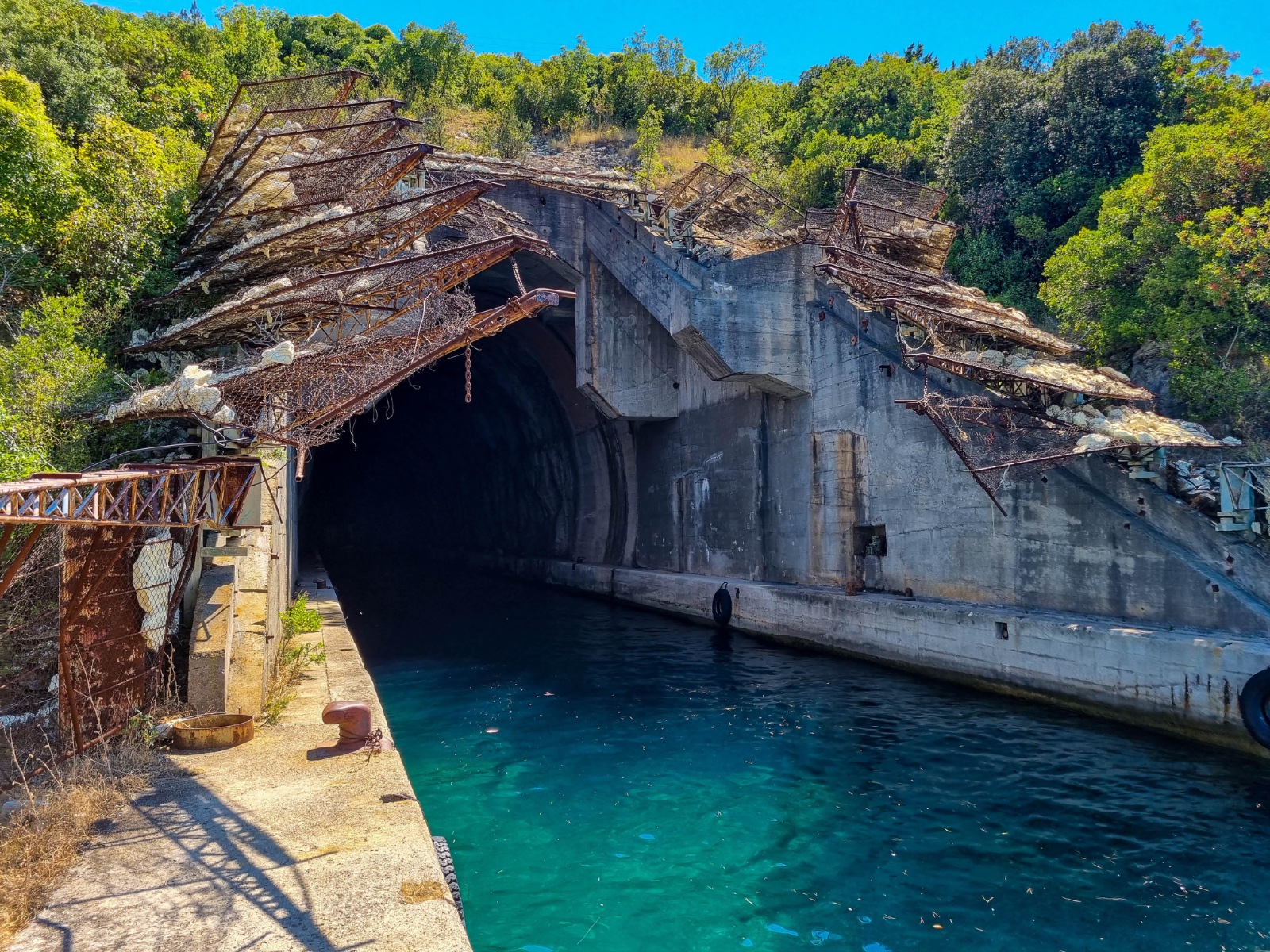 Underground Yugoslavia naval dock